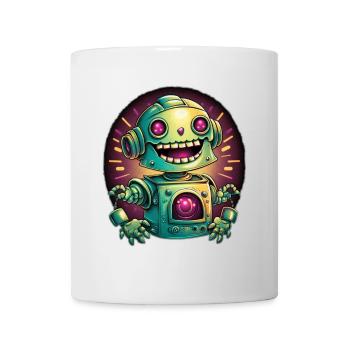 Roboter Radiance Neon - Tasse - Weiß - Vorne