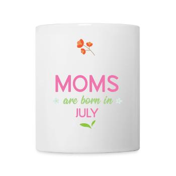 Die besten Mütter werden im Juli geboren - Tasse - Weiß - Vorne