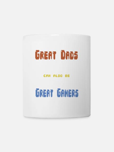 Gamerpapa Cadeau Fête des Pères - Mug blanc - blanc