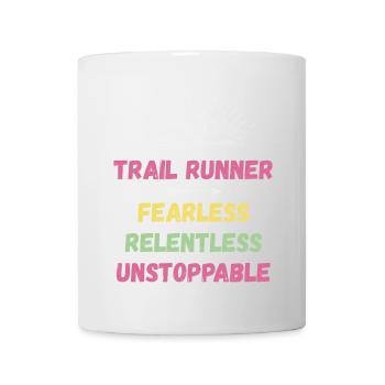 Trail Runner - Intrépide. Implacable. Imparable. - Mug blanc - blanc - Devant
