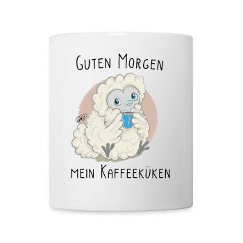 Lioba Seidenhuhn, Kaffeezeit - Tasse - Weiß - Vorne