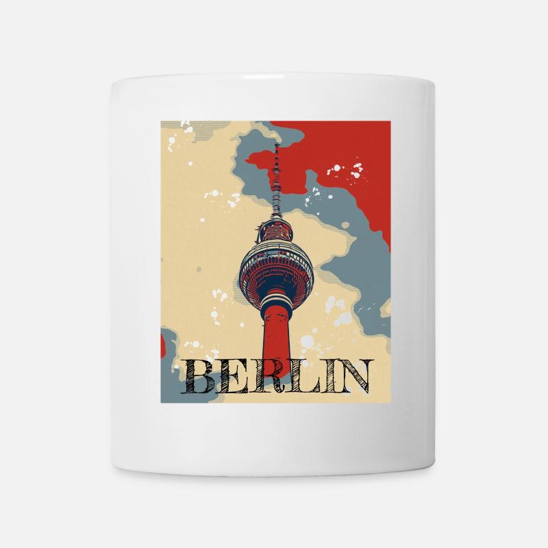 Fernsehturm Berlin The Place to be - Mug - white