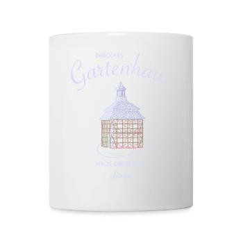 Lünen, Haus Oberfelde, kultiges Gartenhaus Spieker - Tasse - Weiß - Vorne