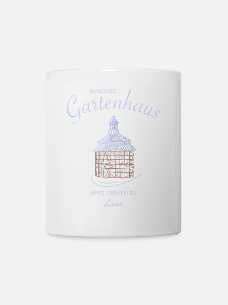 Lünen, Haus Oberfelde, kultiges Gartenhaus Spieker - Tasse - Weiß