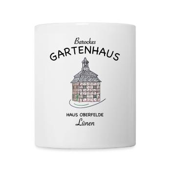 Lünen, Haus Oberfelde, Gartenhaus, Kreis Unna, NRW - Tasse - Weiß - Vorne