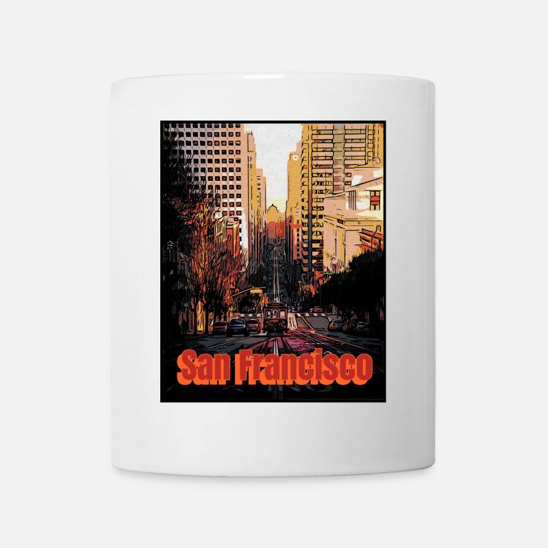 Ville de San Francisco - Mug blanc - blanc
