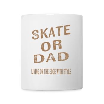 Skater Dad Unique gift idea for dad - Mug - white - Front