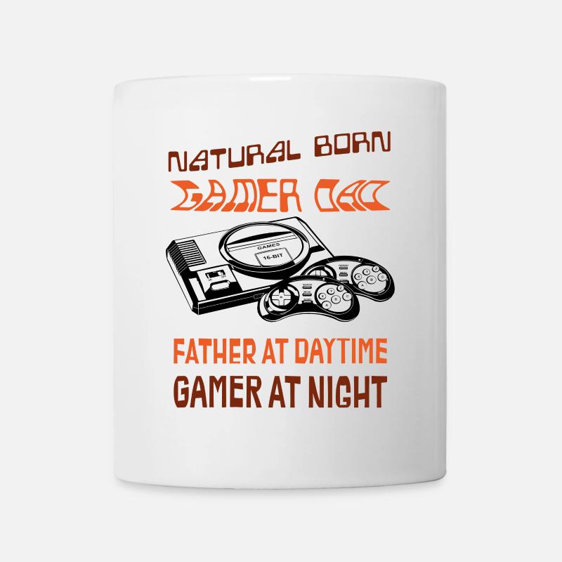Gamer Papa Einzigartige Geschenkidee für Papa - Tasse - Weiß