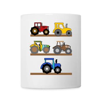 Agricultural Machinery Tractor Organic Farmer Farmer Country Life - Mug - white - Front