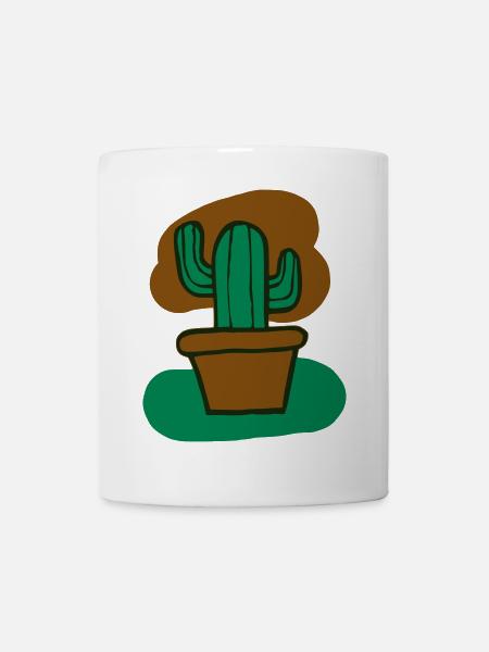 Kactus - Tasse - Weiß