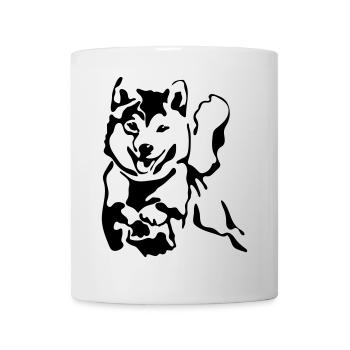 Shiba Inu - Mug blanc - blanc - Devant