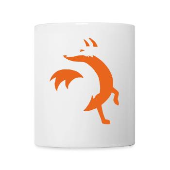 Skizze des Fuchses - Tasse - Weiß - Vorne
