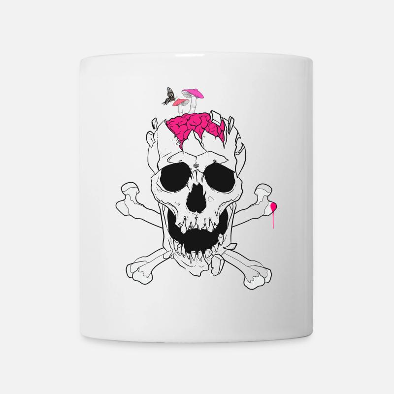 Champignon cérébral - Mug blanc - blanc