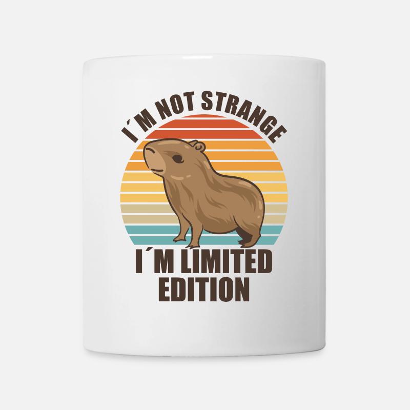 Capybara Zootier Design - Tasse - Weiß