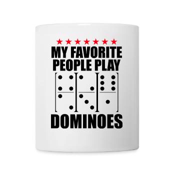 Domino Design - Tasse - Weiß - Vorne