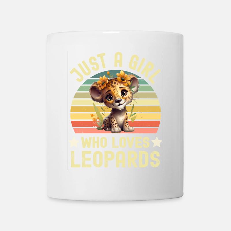 Leopard - Tasse - Weiß
