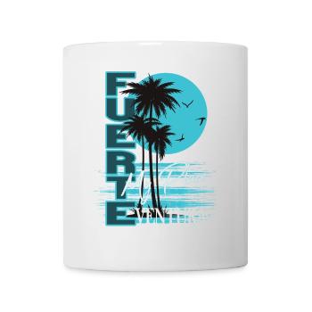 Fuerteventura Palm Sunset My Place Shirt - Tasse - Weiß - Vorne