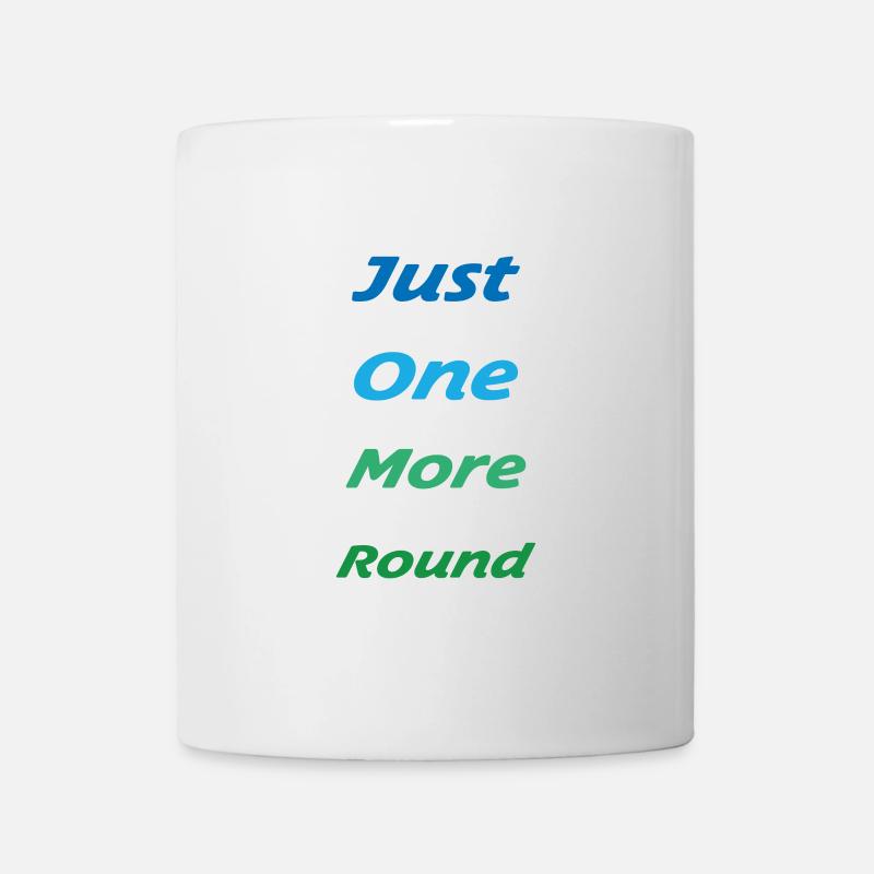 Just one more Round - Gaming Shirt - Tasse - Weiß