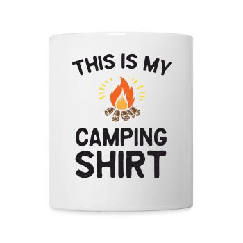 Ceci est ma chemise de camping - Mug blanc - blanc - Devant