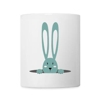 Funny Animals Rabbit Graphique - Mug blanc - blanc - Devant