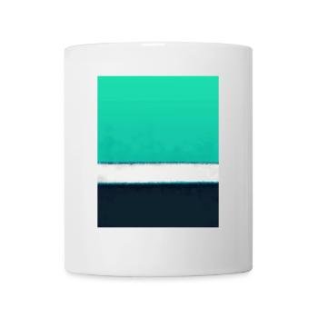 Rothko style in digital colors - Mug - white - Front