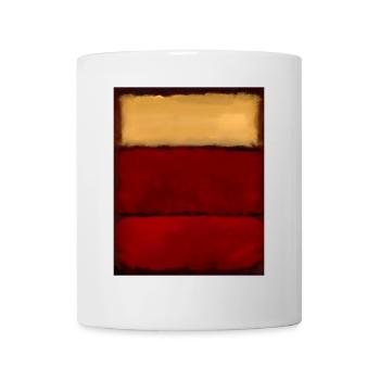 Le style Rothko en couleurs numériques - Mug blanc - blanc - Devant