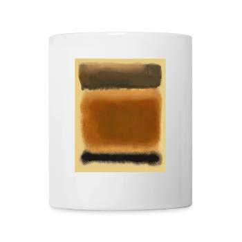 L’art Rothko dans le style numérique - Mug blanc - blanc - Devant