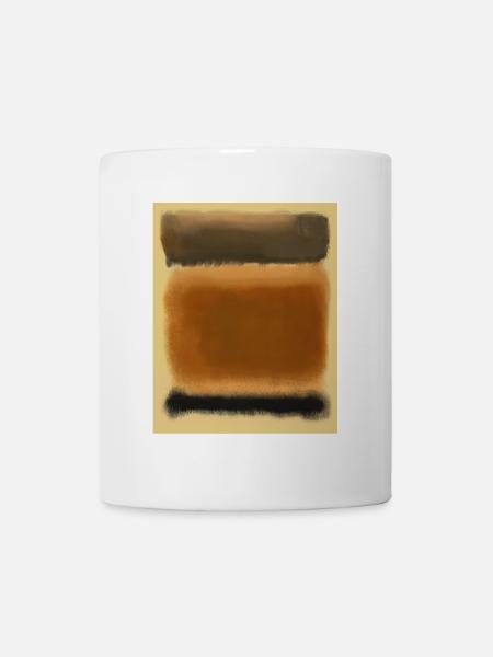 Rothko-Kunst im digitalen Stil - Tasse - Weiß