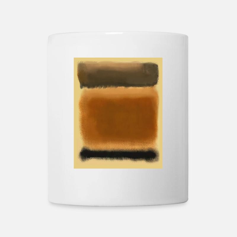 Rothko-Kunst im digitalen Stil - Tasse - Weiß