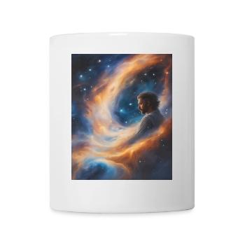 God transcends in stardust - Mug - white - Front