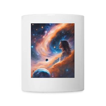Goddess transcends in stardust - Mug - white - Front