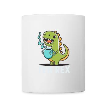 Funny 'Tea Rex' for tea lover - Mug - white - Front