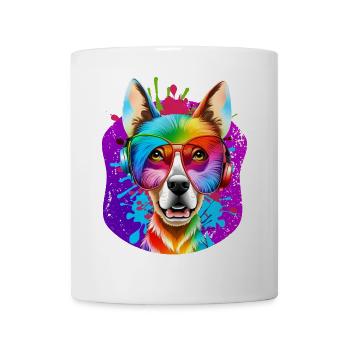 Hund - Tasse - Weiß - Vorne