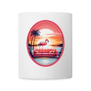 Flamingo Sofa - Tasse - Weiß - Vorne