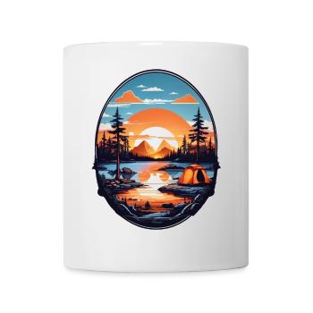 Camping time - Mug - white - Front