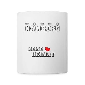 Hamburg Heimat mit Schlepper - Tasse - Weiß - Vorne