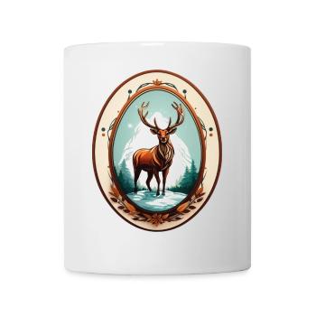 Reindeer - Mug - white - Front