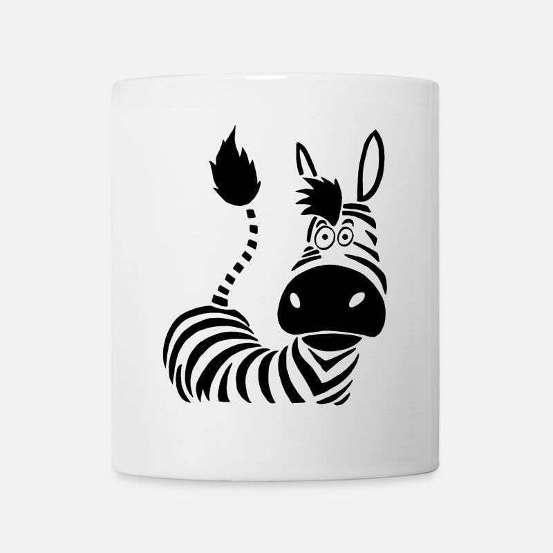 Zebrastreifen - Tasse - Weiß