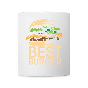 best burger Symbol Essen Restaurant Smashburger - Tasse - Weiß - Vorne