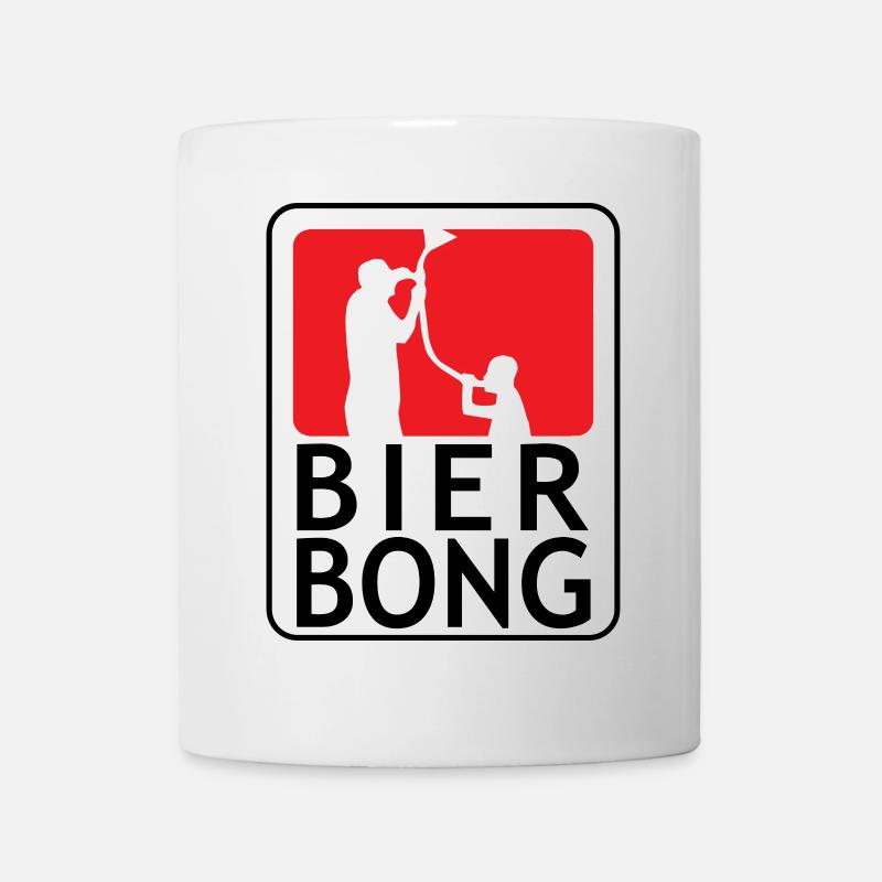 BierBong - Tasse - Weiß