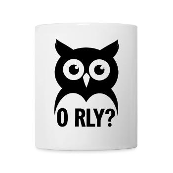 O RLY? Owl - Mug - white - Front