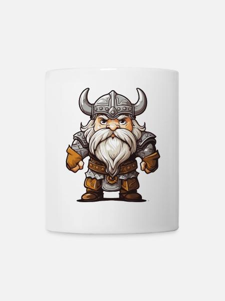 der kleine Wikinger - Tasse - Weiß