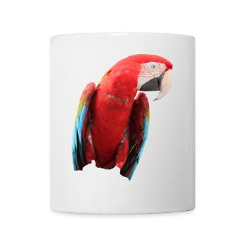 Papageien Vogel T-shirt Geschenk - Tasse - Weiß - Vorne