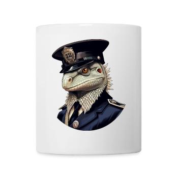 Police Lizards - Mug - white - Front