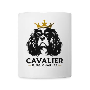 Noble Cavalier King Charles - Graphisme Majestueux - Mug blanc - blanc - Devant