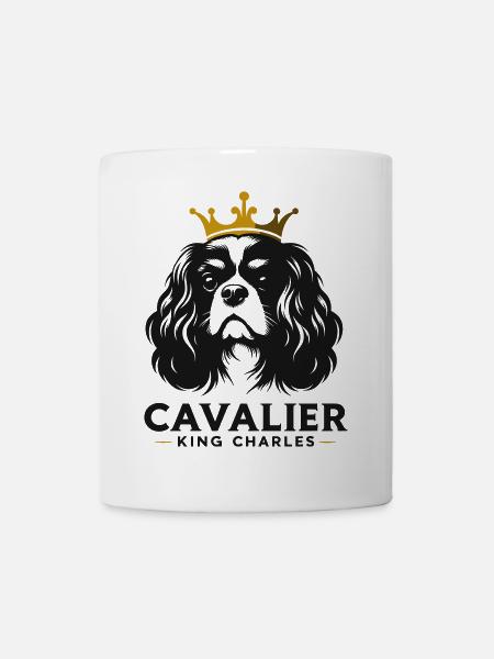 Noble Cavalier King Charles - Majestic Graphics - Mug - white