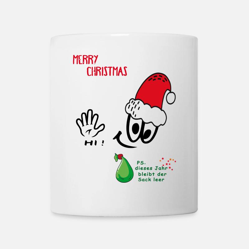 Weihnachtsmann, Merry Christmas, Comic - Tasse - Weiß