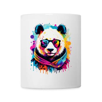 Panda Colorful - Panda Bear Multicolored - Panda Bear - Mug - white - Front