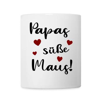 Papas süße Maus - Tasse - Weiß - Vorne