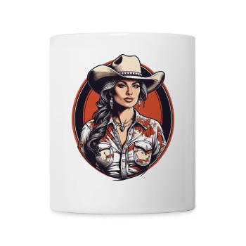 Western Girl - Tasse - Weiß - Vorne